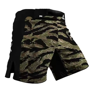 Tenue de combat MMA 2026 : Rashguard, T-shirt, Short – Ensemble de lutte pour hommes, entraînement et compétition en salle de sport – 100 % polyester, séchage rapide, coupe ajustée - Product Image 3