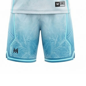 Conjunto de Uniforme de Baloncesto de Alto Rendimiento, Personalizable, con Pantalones Cortos Transpirables de Malla, Marca Maluza Industries - Product Image 2