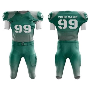 Premium Quality Reflective Breathable Outdoor Design Your Own American <b>Football</b> Uniform 20 Sets MOQ 100% Polyester Custom Made - Product Image 2
