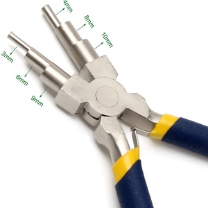 Workpro — pinces pour la fabrication de bijoux, 6 en 1, pince à boucles en fil à 6 étapes avec poignée antidérapante, pinces pour la fabrication d'écrou - Product Image 1