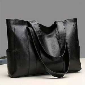Leather Bags And Purse For Women's Accessories Fashionable Real Cow Buffalo Leather <b>Tote</b> Bag Customizable handbags Wholesale - Product Image 2