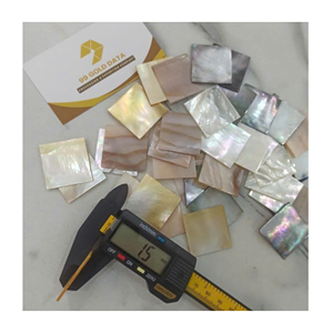 Premium Natural <b>Shell</b> Inlay Tiles for Furniture Accessories Interior Decoration and Mosaic Art Creation - 99 Gold Data - Product Image 1