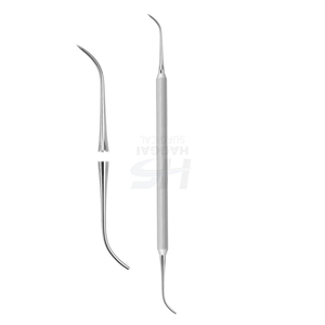 Spatules dentaires professionnelles manuelles en acier inoxydable, ensemble de spatules à ciment, couteaux à double extrémité pour la sculpture et le modelage de la cire - Product Image 3