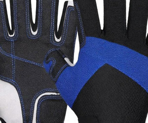 Fabrication sur mesure de gants de plongée en néoprène imperméables, noir et rose, unisexes, pour sports nautiques, fermeture à scratch. - Product Image 6