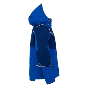 Chaqueta Impermeable con Capucha, Diseño Color Block, Cierre de Cremallera, Corte Regular, para Invierno y Actividades al Aire Libre, Material de Poliéster - Product Image 4
