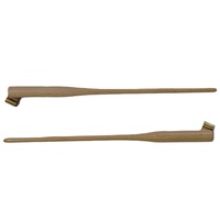 Porte-plume en bois oblique de 23 cm de long avec bride en métal pour l'écriture stylisée pour calligraphe professionnel