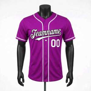 Camiseta de béisbol personalizada con nombre y número, ropa de equipo personalizada, camiseta de béisbol para hombre, camiseta deportiva transpirable de secado rápido - Product Image 1