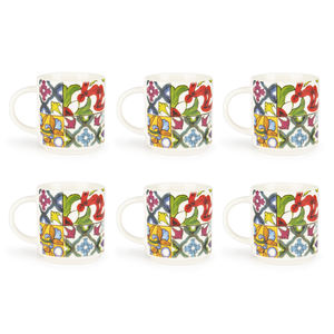 Set di 6 Tazze da Caffè in Porcellana Lisbona Excelsa 8,5x6x6,5 Cm - Product Image 2