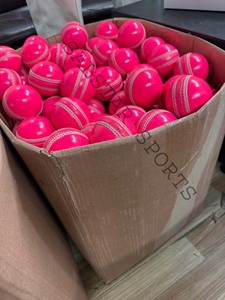 Wholesale Durable Florescent Colors Leather Club <b>Cricket</b> Ball 156GM Practice T20 Outdoor Custom Logo Promotional Direct Factory - Product Image 6