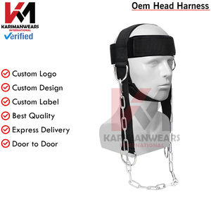 Arnés ajustable para levantamiento de pesas para ejercicios de flexión y extensión del cuello en gimnasios domésticos y centros de fitness comerciales - Product Image 3