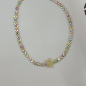 Tobilleras de Moda Casual con Dijes de Flores para Mujer, Tobillera con Cuentas de Estrella en Tonos Pastel - Product Image 3