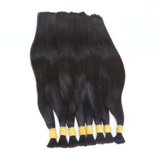 EXTENSIONES DE CABELLO HUMANO VIETNÁMICO DE ALTA CALIDAD AL POR MAYOR, COLOR NEGRO RECTO - Product Image 1