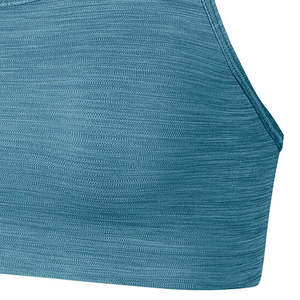 Soutien-gorge de sport respirant à maintien élevé pour femme avec logo frontal, décolleté en V profond et décoration en cristal - Couleurs et tailles personnalisables - Product Image 5