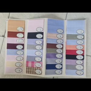 Une magnifique collection de motifs de chemises pour hommes sur tissu tissé en polyester et coton, largeur 44 pouces, prête pour une expédition immédiate. - Product Image 4