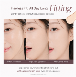 MAKEHEAL Skin Fit X Mochi Mesh Cushion Set 13g 4 Shades Semi-Matte Glow K-Beauty <b>Foundation</b> Cushion with Puff - Product Image 5