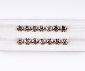 Diamante Marrón Cultivado en Laboratorio, Corte Brillante Redondo, Diamante Suelto Creado en Laboratorio, Diamantes de Color Fantasía para Joyería y Anillos de Boda - Product Image 6