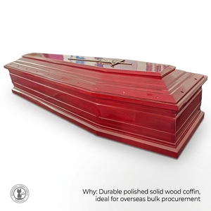 Ataúdes de Madera Ecológicos, Urnas Funerarias Ensamblables, Juego de Revestimiento de Ataúd Natural, Artículos Funerarios, Proveedor Sostenible - Product Image 1