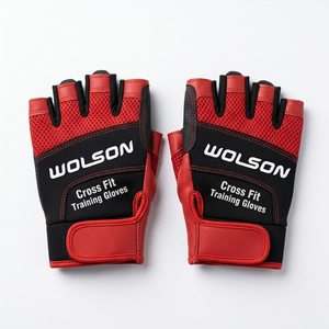Gants d'exercice demi-doigts respirants de qualité supérieure avec support de préhension pour la musculation, l'entraînement, le fitness et les séances de gym quotidiennes. - Product Image 1