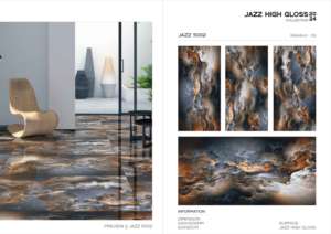 Azulejo de Porcelana de Alto Brillo Estilo Jazz de Lujo, Formato Grande 600x1200, Superficie Premium para Pared y Piso, Diseño Moderno para Interiores y Exteriores - Product Image 3