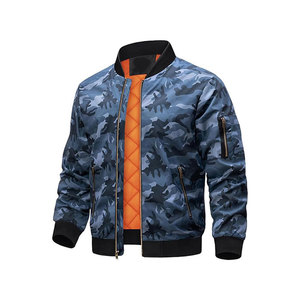 Chaqueta Bomber de Camuflaje para Hombre, con Logotipo Personalizado, Último Diseño, Chaqueta Cortavientos Personalizada, Chaquetas Bomber de Moda para Hombre - Product Image 3
