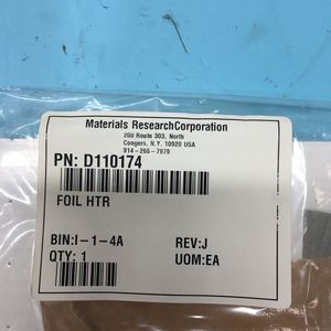 TOKYO ELECTRON TEL D110174 FOIL HTR, 177036 - Équipements et pièces semi-conductrices d'occasion fiables à l'échelle mondiale chez - Product Image 1