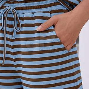 Tendance Été 2026 : Ensemble Short Décontracté Deux Pièces pour Femme avec Haut Stylé et Short Assorti en Tissu Confortable - Product Image 6
