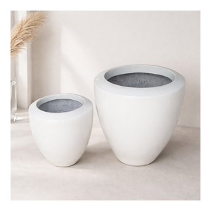 Pots à plantes en fibre de verre prêts à être expédiés, pots décoratifs contemporains pour plantes d'intérieur/extérieur, best-seller, pots de jardin - Product Image 1
