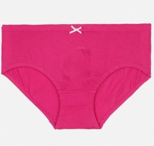 Ropa interior de algodón para niñas, bragas de algodón lisas para uso diario, bragas de algodón elásticas para niñas, ropa interior cómoda para uso diario. - Product Image 4