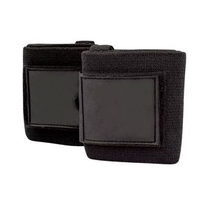 Bandes de poignet larges noires robustes pour haltérophilie, stabilité accrue, powerlifting, soutien professionnel pour la salle de sport - Product Image 1