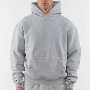 Sweat-shirts à capuche surdimensionnés en coton 100% de haute qualité, fermeture éclair, épais, avec logo personnalisé, effet vintage délavé, impression par transfert thermique - Product Image 4