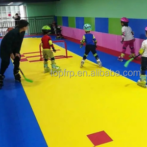 Dalles de sol sportives emboîtables en plastique TPE haute résistance, imperméables et portables pour terrains de tennis et de basketball - Product Image 3