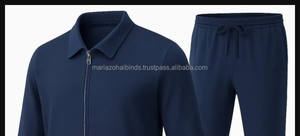 Chándal Informal de Invierno con Capucha, Chándal de Poliéster y Algodón Ecológico, Estampado Sólido, Bordado, Diseño 2 en 1 - Product Image 4