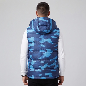 Chaleco Acolchado con Capucha para Hombre, Diseño Camuflaje, Tendencia 2026, Ropa de Invierno, Sin Mangas, Aislante, para Exteriores - Product Image 6