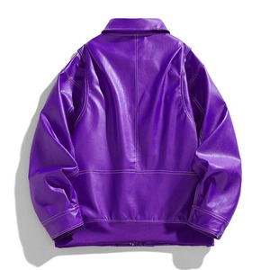 <b>Waterproof</b> Breathable Quick Dry Outdoor Wear Leather <b>Jacket</b> High Quality Custom Logo Casual Lightweight Leather <b>Jacket</b> <b>Winter</b> - Product Image 2