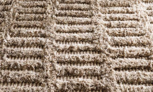 Alfombra de área geométrica texturizada de estilo bohemio hecha a mano |   Alfombra Decorativa Moderna de Pelo Corto para Sala de Estar y Dormitorio - Product Image 4