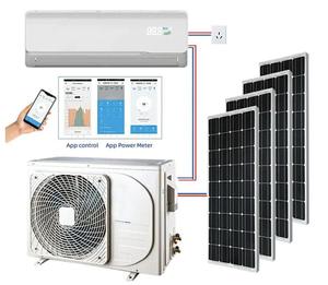 เครื่องปรับอากาศพลังงานแสงอาทิตย์แบบกริด 24000 บีทียู ระบบทำความเย็น หน่วยภายนอกอาคาร แบตเตอรี่ลิเธียม ใช้งานกลางคืนได้ 3500 วัตต์ พลังงานแสงอาทิตย์ EER 1.6 มาตรฐานสหรัฐอเมริกา - Product Image 5