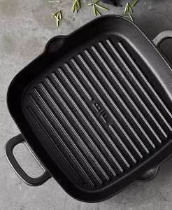 X Bobby Flay <b>Cast</b> <b>Iron</b> 11" Square <b>Grill</b> <b>Pan</b> | GreenPan - Product Image 6