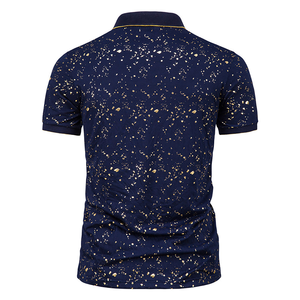 Camisas de Hombre de Alta Calidad 100% Algodón, Bordadas, con Patrón Sólido, Casuales, de Manga Corta, Secado Rápido, Personalizables, de Diseño de Lujo - Product Image 6