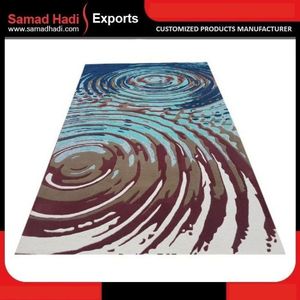 Tapis en laine tufté à la main par un fabricant indien, tapis artisanal brodé, tapis pour salon, cuisine, zone de prière, ensembles de tapis, meilleur prix d'usine - Product Image 4
