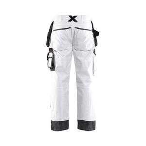 Safety Pants ANSI Class 2 High Visibility Black <b>Knee</b> <b>Patches</b> LED Flash Waterproof Breathable Polyester Tool Pockets Logo CE - Product Image 6