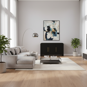 3 Doors Sideboard Coffee <b>Table</b> for Living Room Sofa Luxury Velvet Living Room Sofa Set Furniture Premium Quality Export Quality - Product Image 4