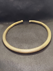 Handcrafted Brass Hasli Choker | Traditional Indian Jewelry - Product Image 4