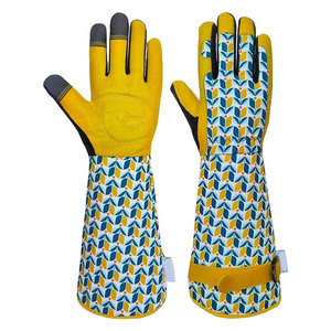 Guantes de Jardinería de Cuero Vacuno Resistentes al Por Mayor para Hombre y Mujer, Premium, OEM, Personalizables, de Protección, para las Cuatro Estaciones, de Secado Rápido - Product Image 1