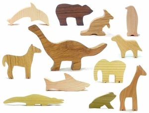 <b>Wooden</b> Animal Figurines Handmade Cutouts Freestanding Home Decoration Set of 10 <b>wooden</b> animals figures luxury - Product Image 1