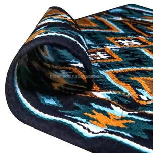 Almohadillas de sillín tejidas a mano DE DOBLE TEJIDO de lana de Nueva Zelanda de la mejor calidad, colores atractivos para la manta de caballo Western Riding Show - Product Image 4