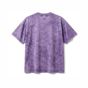 Camiseta con efecto acid wash más vendida para mujer, de buena calidad, estilo vintage de verano, color sólido, para uso diario. - Product Image 5