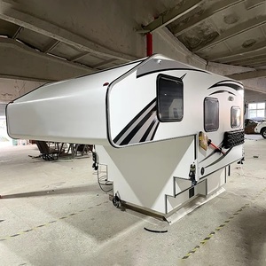 Lightweight Aluminum Pickup Truck <b>Bed</b> Camper <b>Slide</b> In Camping Trailer with Bathroom Module for Off Road Travel - Product Image 4