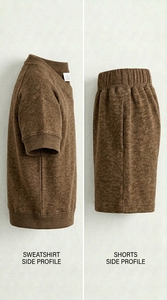 Shorts en coton confortables pour hommes, taille élastique, décontractés, légers, respirants, unis, pour l'été, à porter au quotidien - Product Image 3