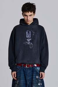 Apparel Women’s Custom Sunfaded <b>Hoodie</b> Vintage Oversized Washed Pullover Sweatshirt Casual Streetwear <b>Fleece</b> <b>Hoodie</b> - Product Image 1