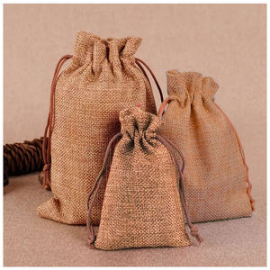 Bolsa de Yute Simple al por Mayor, Bolsa de Compras de Yute Natural Grande Personalizada con Impresión, Bolsa de Playa Ecológica con Logotipos - Product Image 3